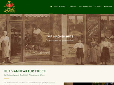 Homepage Hutmacher Frech - Wien